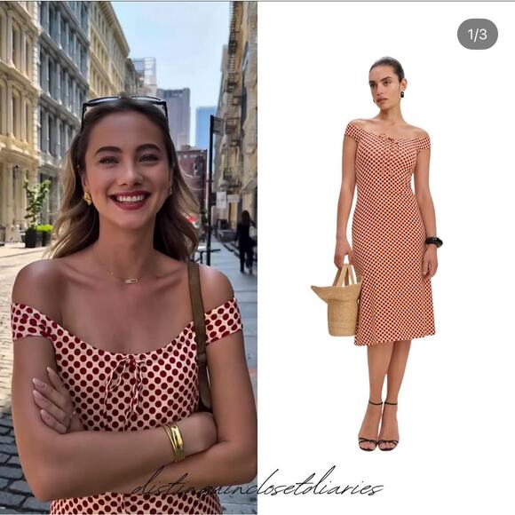 Reformation Dresses & Skirts - NEW! Reformation Milo Knit Dress Pamplona Dot Size S